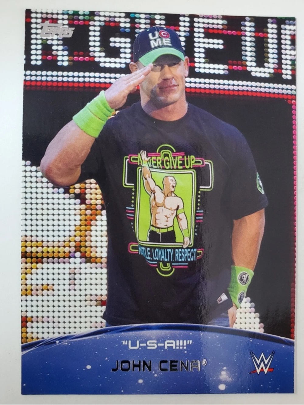 🔥NOW $3🔥 John Cena 2015 Topps Insert WWE Wrestling Card